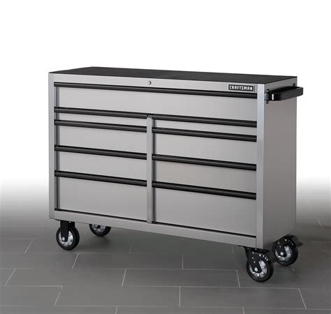 craftsman 53 inch stainless steel cabinet|Storage Cabinet .